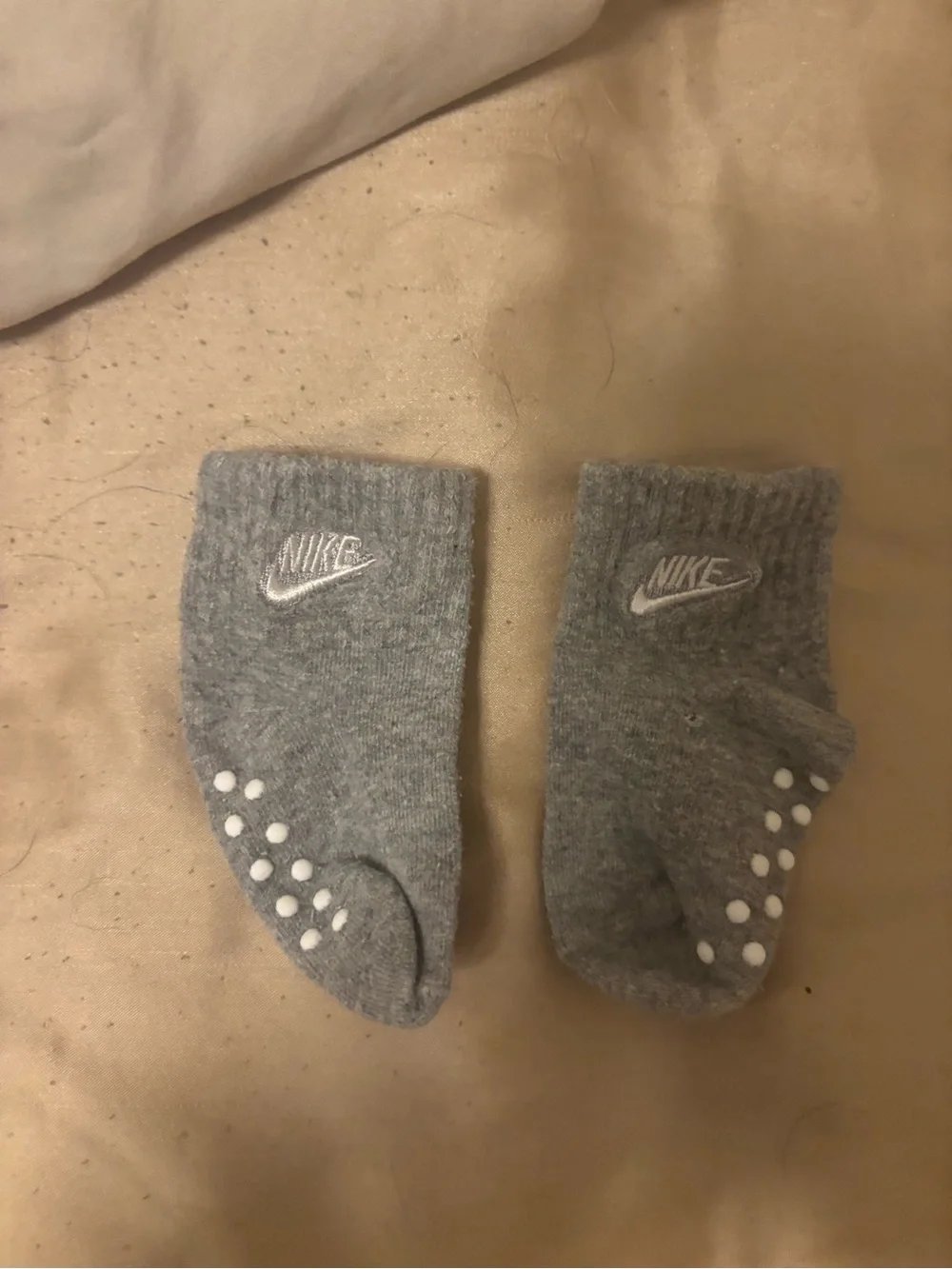 Nike Gray Baby/Toddler Grip Socks - 4 Pack